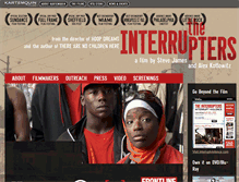 Tablet Screenshot of interrupters.kartemquin.com